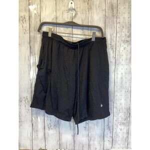 Nice Laundry Men’s Black Mesh Athletic Shorts Size XL
